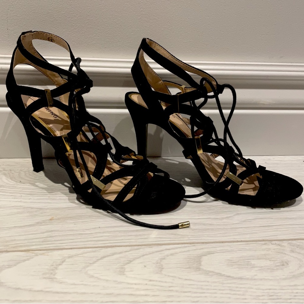 Call it Spring strappy heels